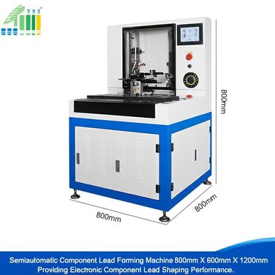 Yarı otomatik bileşen kurşun şekillendirme makinesi 800mm X 600mm X 1200mm Elektronik bileşen kurşun şekillendirme performansı sağlar